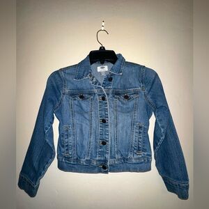 Old Navy- Girls size M 8- denim jacket stretch